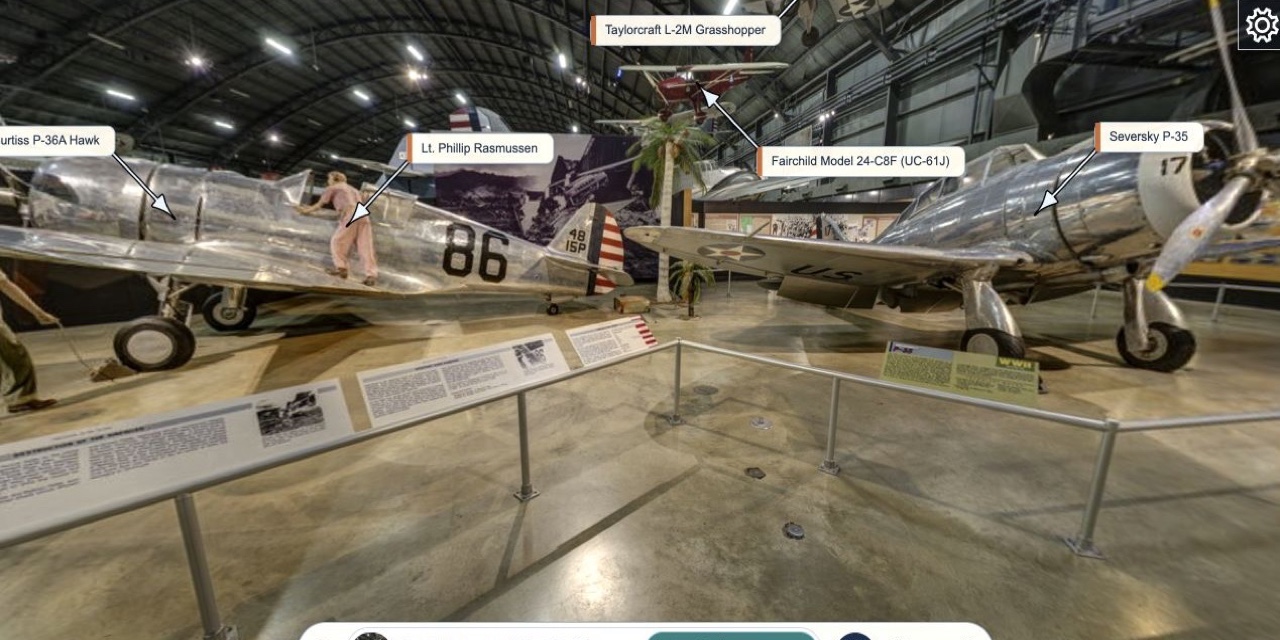 World War II aircraft displayed in the National Museum of the U.S. Air Force