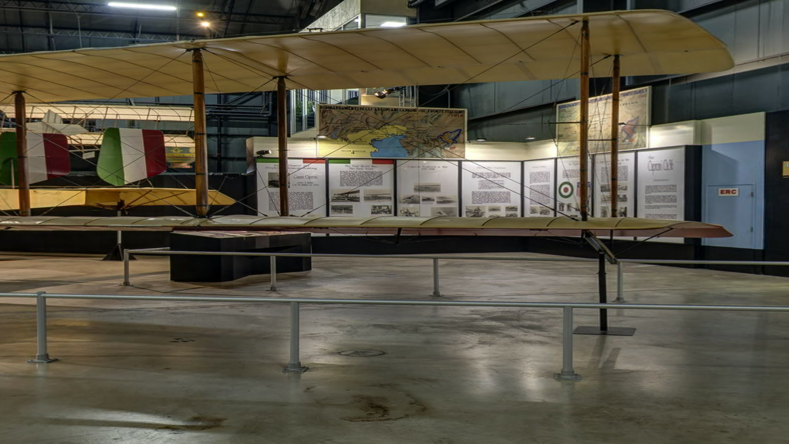 About the Caproni Airplane in the gallery