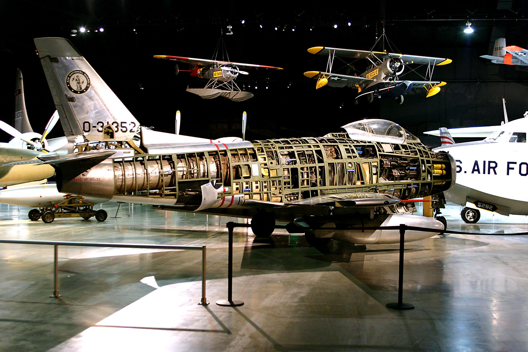 North American F-86H Sabre displayed at the National Museum of the U.S. Air Force